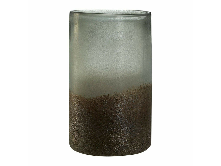 Azaylia Medium Grey Metallic Vase