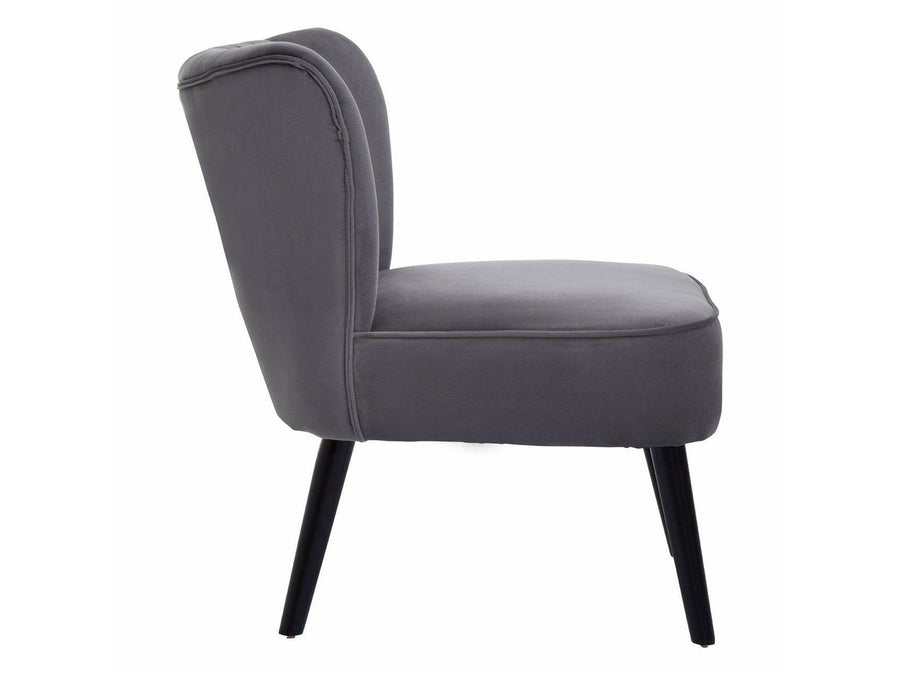 Richmond Grey Velvet Chair