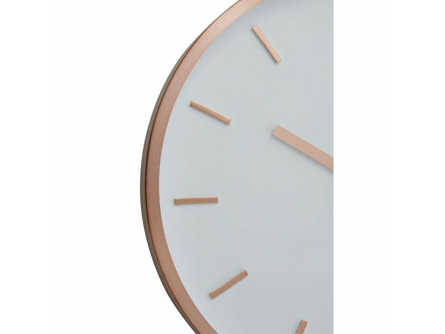 Mello Large 3D Effect Copper Hued Wall Clock