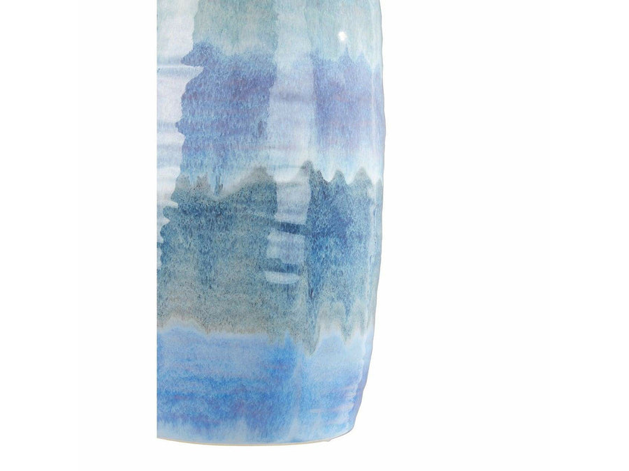 Blue Stoneware Vase