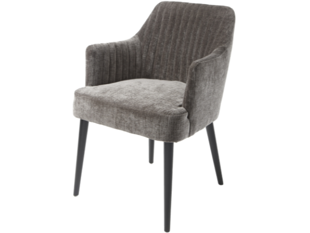 Blisco Armchair in Mouse Chenille