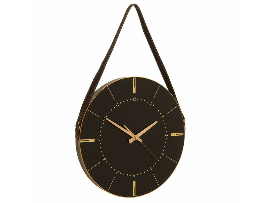 Celeste Black & Gold Wall Clock