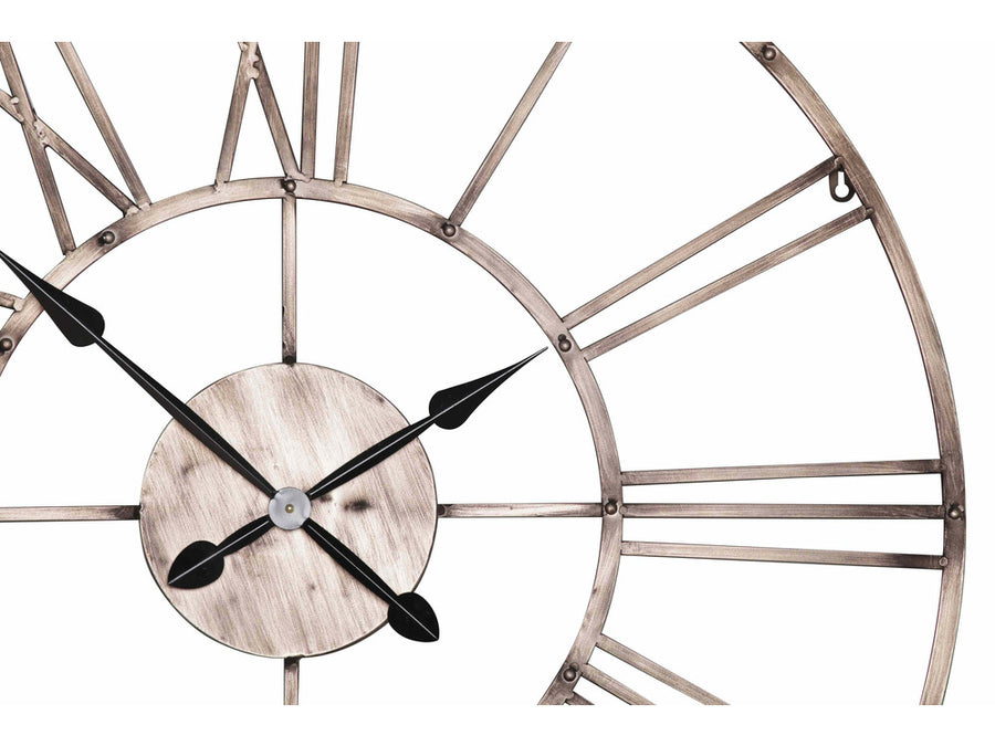 Vintage Copper Effect 92cm Wall Clock