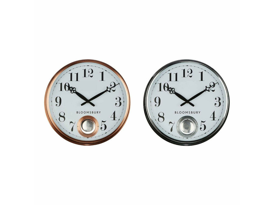 Bloomsbury Silver Pendulum Clock