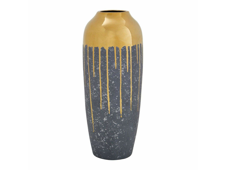 Small Gold Drip Vase