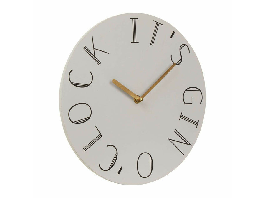 Gin O'Clock Clock