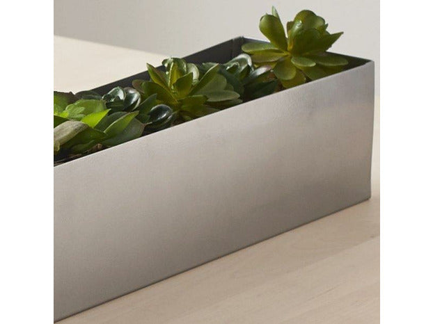 Long Centerpiece Table Plant Holder by Native Home & Lifestyle - Marble Cove