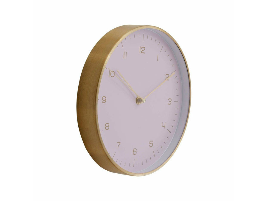 Mello Gold/Pink Wall Clock