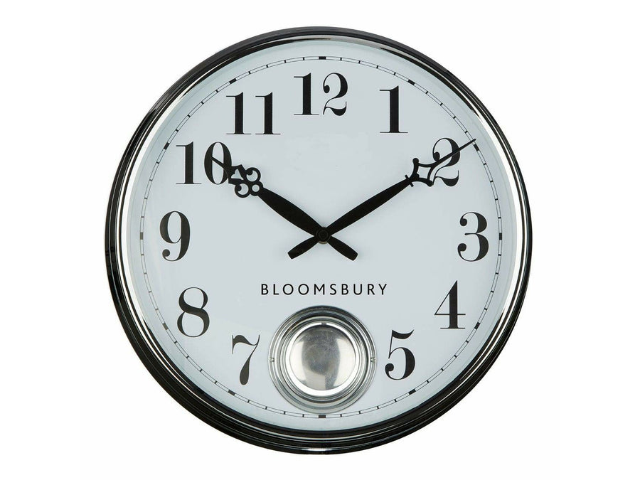 Bloomsbury Silver Pendulum Clock